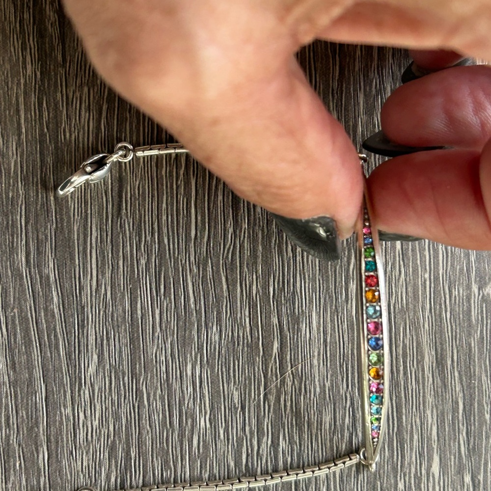 Brighton. Multicolor Gemstone Silver Bracelet - image 4